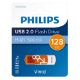Εικόνα της Philips Vivid 128GB USB 2.0 White/Orange FM12FD05B/00