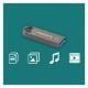 Εικόνα της Philips Moon 128GB USB 3.1 Space Grey FM12FD165B/00