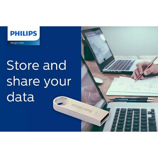 Εικόνα της Philips Moon 16GB USB 2.0 Vintage Silver FM16FD160B/00