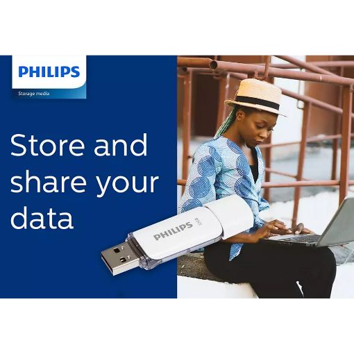 Εικόνα της Philips Snow 32GB USB 2.0 White/Shadow Grey FM32FD70B/00