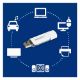 Εικόνα της Philips Snow 32GB USB 2.0 White/Shadow Grey FM32FD70B/00
