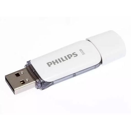 Εικόνα της Philips Snow 32GB USB 2.0 White/Shadow Grey FM32FD70B/00