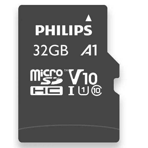 Εικόνα της Κάρτα Μνήμης MicroSDHC Philips Ultra Speed 32GB Class 10 UHS-I U1 V10 + Adapter FM32MP45B/00