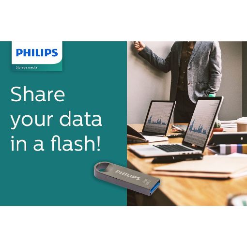 Εικόνα της Philips Moon 32GB USB 3.1 Space Grey FM32FD165B/00