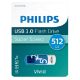 Εικόνα της Philips Vivid 512GB USB 3.0 White/Ocean Blue FM51FD001B/00