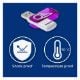 Εικόνα της Philips Vivid 64GB USB 2.0 White/Magic Purple FM64FD05B/00