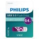 Εικόνα της Philips Vivid 64GB USB 3.0 White/Magic Purple FM64FD00B/00