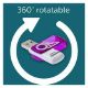 Εικόνα της Philips Vivid 64GB USB 3.0 White/Magic Purple FM64FD00B/00