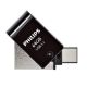 Εικόνα της Philips 2-in-1 64GB USB-A & USB-C 3.1 Black FM64DC152B/00