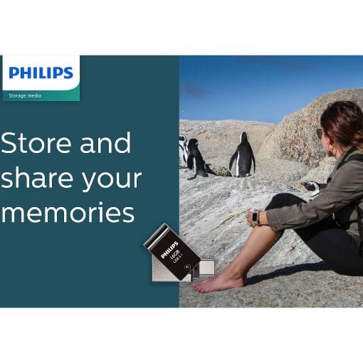 Εικόνα της Philips 2-in-1 16GB USB-A & USB-C 3.1 Black FM16DC152B/00