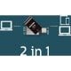 Εικόνα της Philips 2-in-1 16GB USB-A & USB-C 3.1 Black FM16DC152B/00
