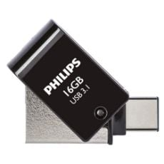 Εικόνα της Philips 2-in-1 16GB USB-A & USB-C 3.1 Black FM16DC152B/00