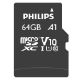 Εικόνα της Κάρτα Μνήμης MicroSDXC Philips Ultra Speed 64GB Class 10 UHS-I U1 V10 + Adapter FM64MP45B/00