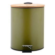 Εικόνα της Καλαθάκι Μπάνιου Estia Olive Series Soft Close 5lt Λαδί 02-15114