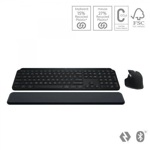 Εικόνα της Πληκτρολόγιο - Ποντίκι Logitech MX Keys S Combo Graphite 920-011614