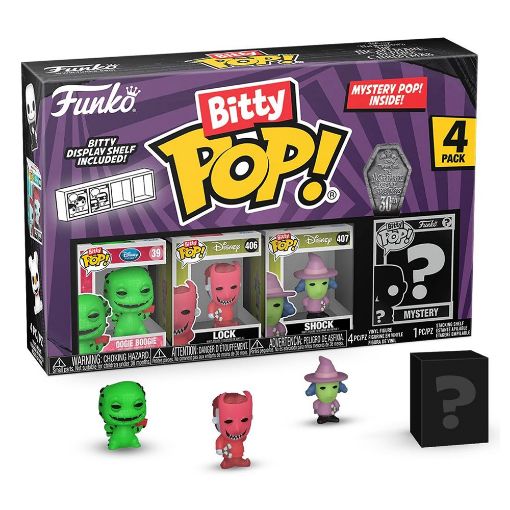 Εικόνα της Funko Bitty Pop! Disney: The Nightmare Before Christmas 30th - Oogie Boogie 4-Pack Vinyl Figures