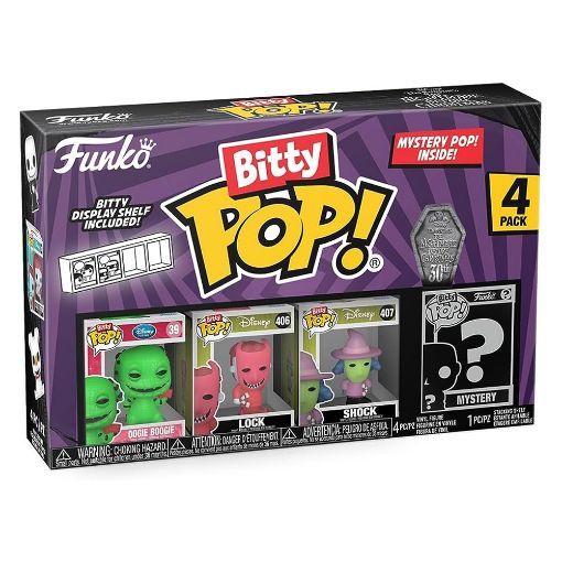 Εικόνα της Funko Bitty Pop! Disney: The Nightmare Before Christmas 30th - Oogie Boogie 4-Pack Vinyl Figures