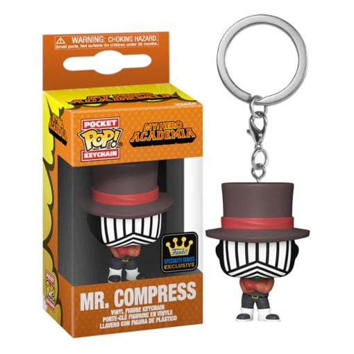 Εικόνα της Funko Pocket Pop! My Hero Academia - Mr. Compress (Hideout) Vinyl Figure Keychain