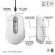 Εικόνα της Ποντίκι Logitech MX Anywhere 3S Bluetooth for Mac Pale Grey 910-006946