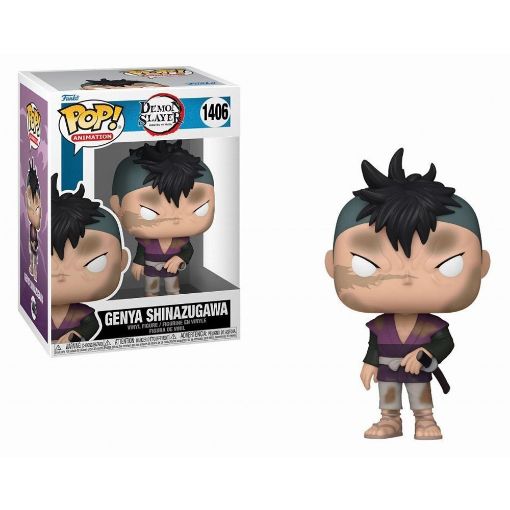 Εικόνα της Funko Pop! Animation: Demon Slayer Kimetsu no Yaiba - Genya Shinazugawa #1406 Vinyl Figure