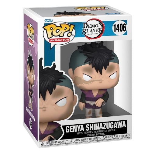 Εικόνα της Funko Pop! Animation: Demon Slayer Kimetsu no Yaiba - Genya Shinazugawa #1406 Vinyl Figure