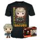Εικόνα της Funko Pop! Tee (Adult): My Hero Academia - Katsuki Bakugo (Metallic) (Special Edition) Vinyl Figure and T-Shirt (M)