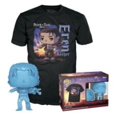 Εικόνα της Funko Pop! Tee (Adult): Attack on Titan Final Season - Eren Jaeger (with Marks) Vinyl Figure and T-Shirt (L)