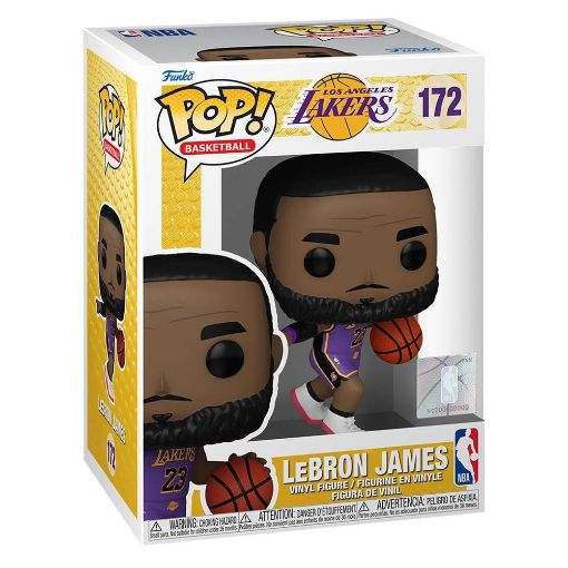 Εικόνα της Funko Pop! Basketball: NBA Los Angeles Lakers - LeBron James #172 Vinyl Figure