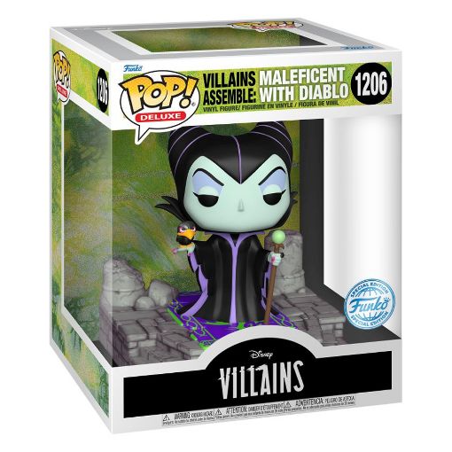 Εικόνα της Funko Pop! Deluxe: Disney Villains - Assemble Maleficent with Diablo (Special Edition) #1206 Vinyl Figure