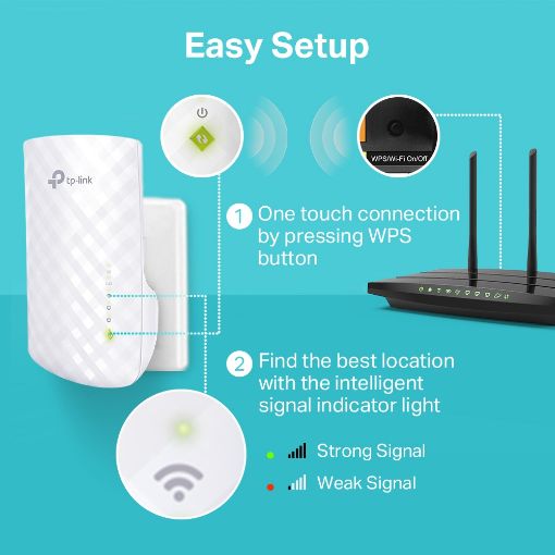 Εικόνα της Range Extender Tp-Link RE220 v3 Wi-Fi Mesh AC750 Dual-Band
