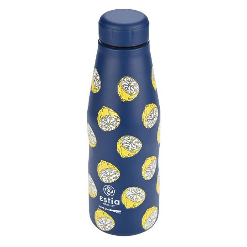 Εικόνα της Μπουκάλι Θερμός Estia Travel Flask Save The Aegean 500ml Citrus Infusion 01-22105