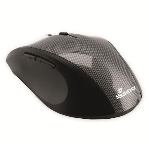 Εικόνα της Ποντίκι MediaRange Optical Wireless Highline Series Black-Grey MROS207
