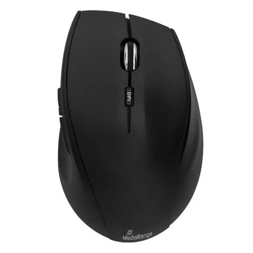 Εικόνα της Ποντίκι MediaRange Optical Wireless Highline Series Black MROS208