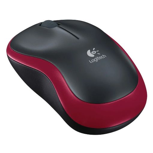Εικόνα της Ποντίκι Logitech M185 Wireless Red 910-002237
