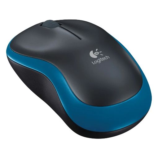 Εικόνα της Ποντίκι Logitech M185 Wireless Black-Blue 910-002236