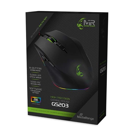 Εικόνα της Ποντίκι MediaRange GS203 Wired with RGB-Effect MRGS203