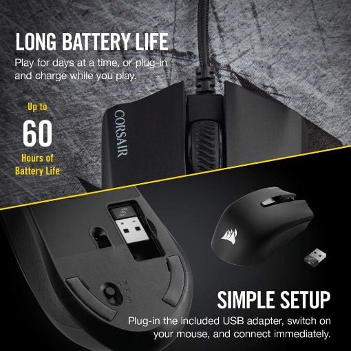 Εικόνα της Ποντίκι Corsair Harpoon Wireless RGB CH-9311011-EU