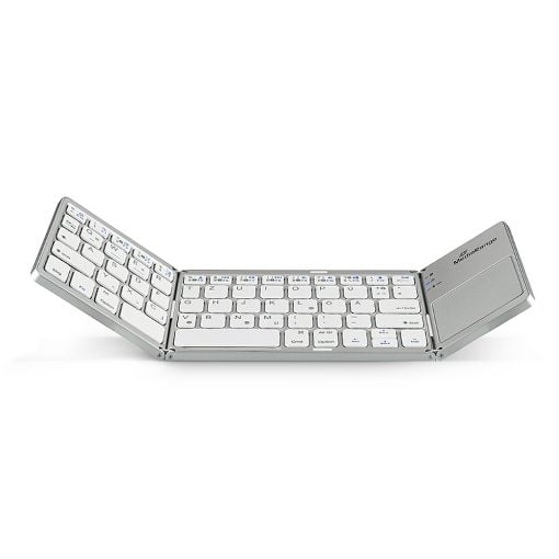 Εικόνα της Πληκτρολόγιο MediaRange Foldable Bluetooth Silver MROS133-GR