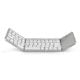 Εικόνα της Πληκτρολόγιο MediaRange Foldable Bluetooth Silver MROS133-GR