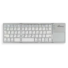Εικόνα της Πληκτρολόγιο MediaRange Foldable Bluetooth Silver MROS133-GR