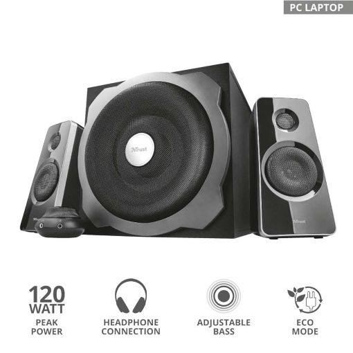Εικόνα της Ηχεία Trust 2.1 Tytan Black 19019