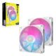 Εικόνα της Case Fan Corsair iCUE Link RX140 RGB 140mm PWM Twin Starter Kit White (2-Pack) CO-9051024-WW