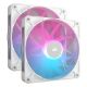 Εικόνα της Case Fan Corsair iCUE Link RX140 RGB 140mm PWM Twin Starter Kit White (2-Pack) CO-9051024-WW