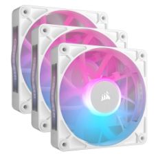 Εικόνα της Case Fan Corsair iCUE Link RX120 RGB 120mm PWM Triple Starter Kit White (3-Pack) CO-9051022-WW