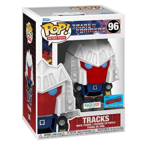 Εικόνα της Funko Pop! Retro Toys: Transformers - Tracks (Convention Special Edition) #96 Vinyl Figure