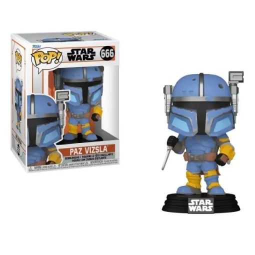 Εικόνα της Funko Pop! Disney Star Wars: The Mandalorian - Paz Vizsla #666 Bobble-Head Vinyl Figure