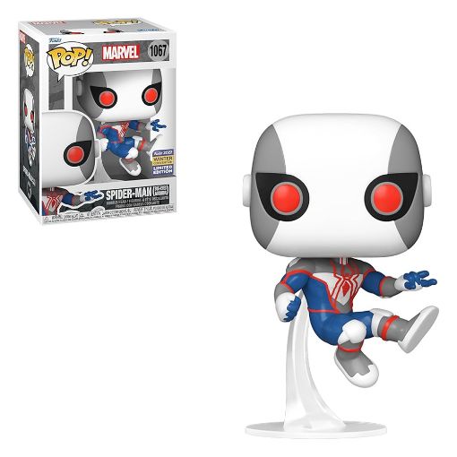 Εικόνα της Funko Pop! Marvel Comics - Spider-Man (Bug-Eyes Armor) (Convention Limited Edition) #1067 Bobble-Head Vinyl Figure