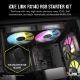 Εικόνα της Case Fan Corsair iCUE Link RX140 RGB 140mm PWM Twin Starter Kit Black (2-Pack) CO-9051020-WW