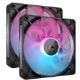 Εικόνα της Case Fan Corsair iCUE Link RX140 RGB 140mm PWM Twin Starter Kit Black (2-Pack) CO-9051020-WW