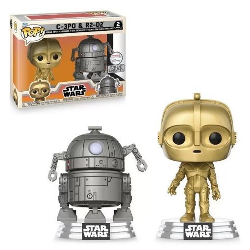 Εικόνα της Funko Pop!Disney: Star Wars Concept - C-3PO R2-D2 (Exclusively at Disney) 2-Pack Bobble-Heads Vinyl Figures